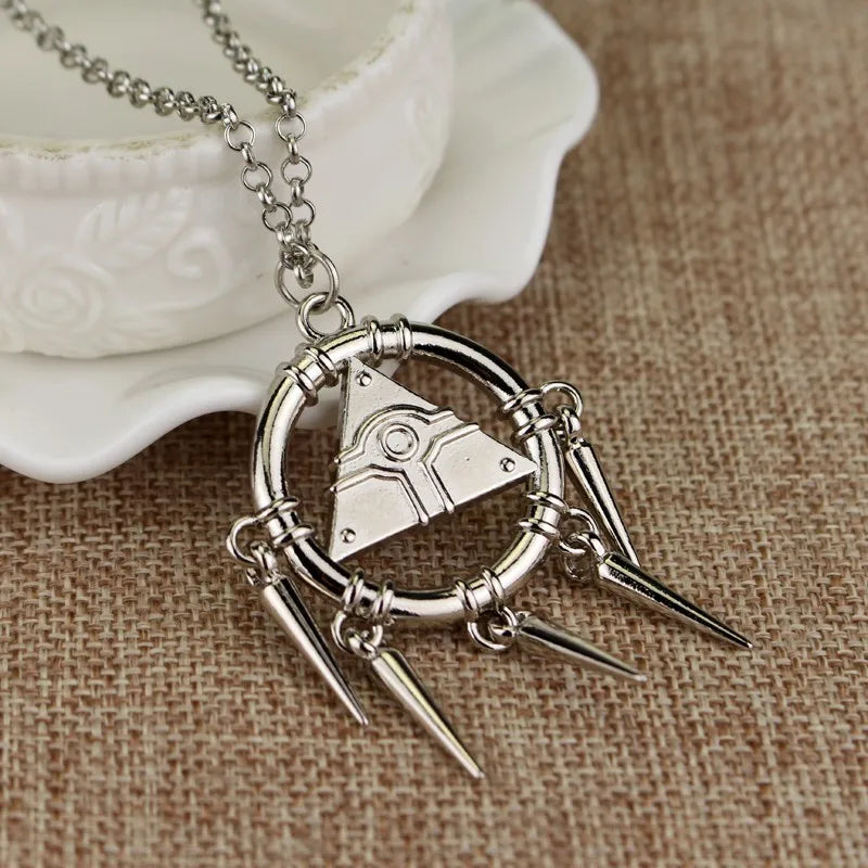 Anime Yu-Gi-Oh Necklace Yugi Muto Big Size 3D Millenium Puzzle Millennium Wheel Wisdom Pendant Necklace for Fans Jewelry Gift