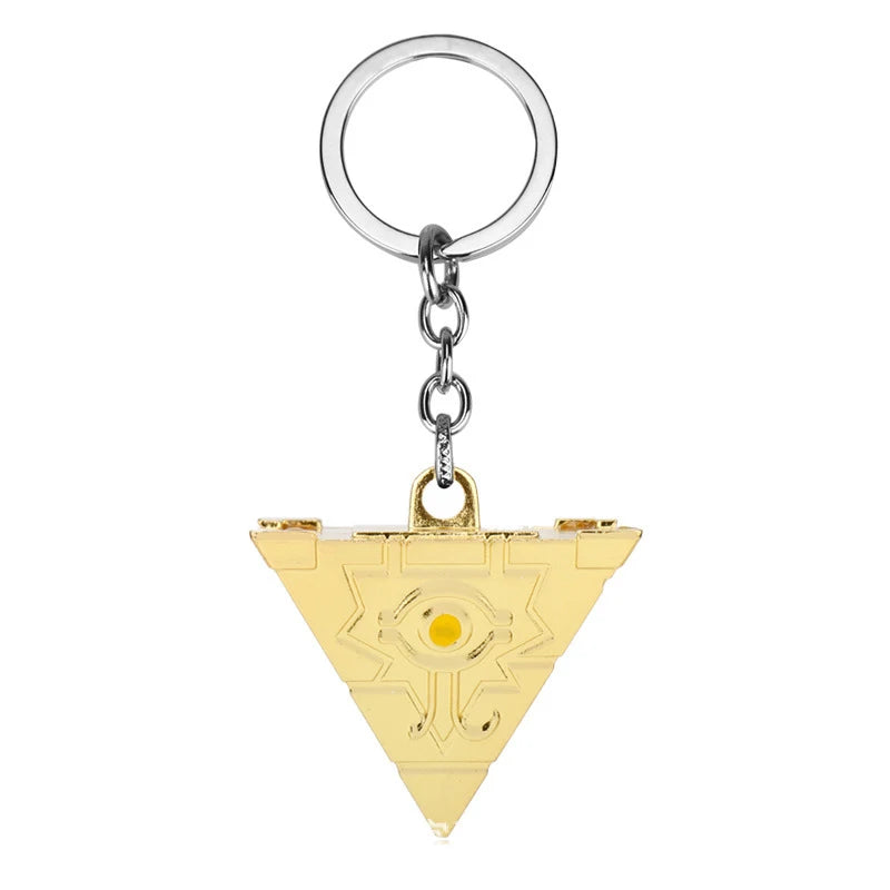 Anime Yu-Gi-Oh Necklace Yugi Muto Big Size 3D Millenium Puzzle Millennium Wheel Wisdom Pendant Necklace for Fans Jewelry Gift
