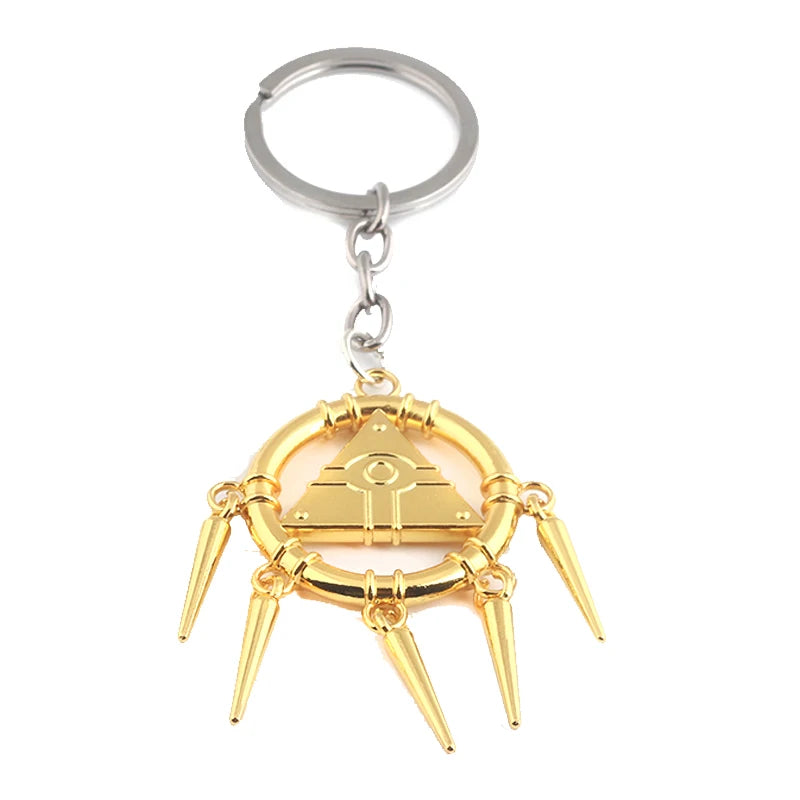 Anime Yu-Gi-Oh Necklace Yugi Muto Big Size 3D Millenium Puzzle Millennium Wheel Wisdom Pendant Necklace for Fans Jewelry Gift